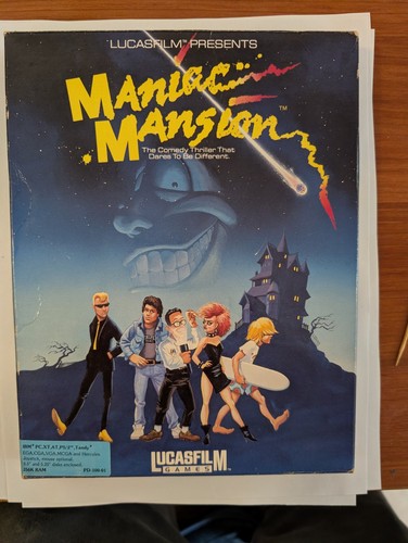 Maniac mansion big box - mansion,
